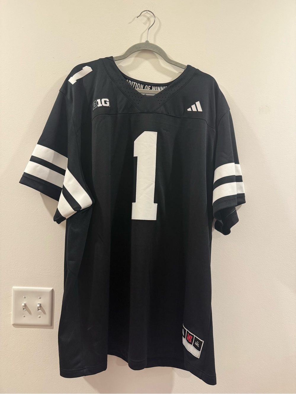 Adidas Nebraska Football Jersey 3x